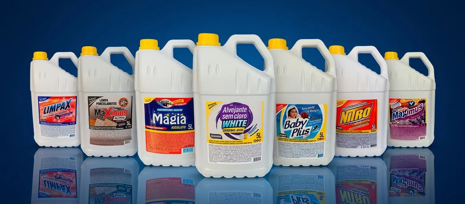 Linha completa de produtos profissionais de limpeza Ecoville